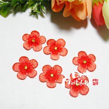 한복인형 전통 꽃자수(홍색)2개드레스인형, 컨츄리인형, 한복인형, 인형만들기, 인형diy